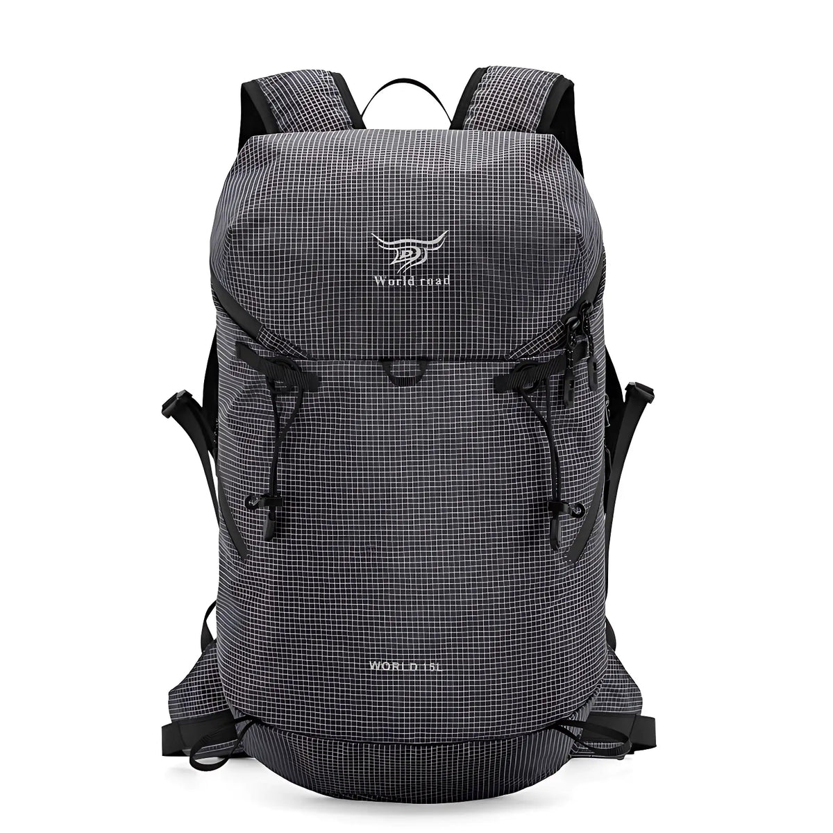 Kleiner Wanderrucksack Damen in Schwarz