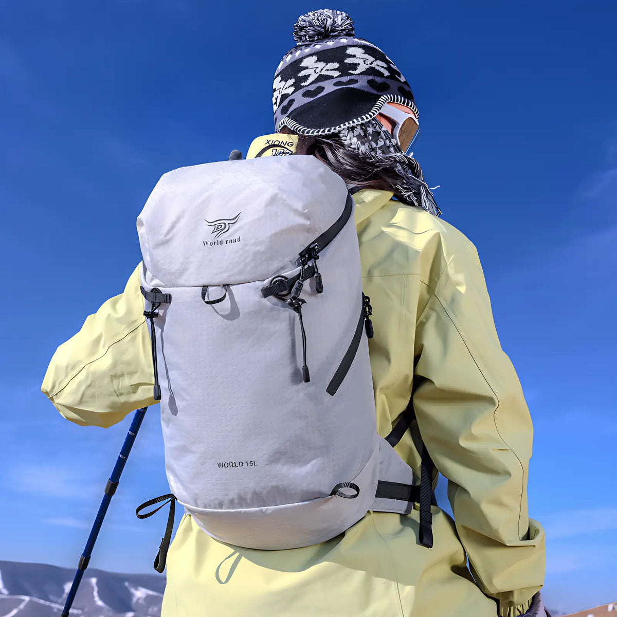 Kleiner Wanderrucksack Damen - Rückansicht