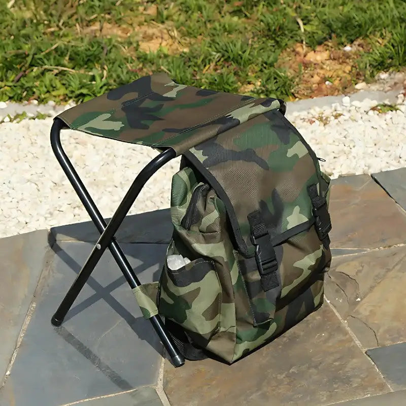 Rucksack mit Stuhl