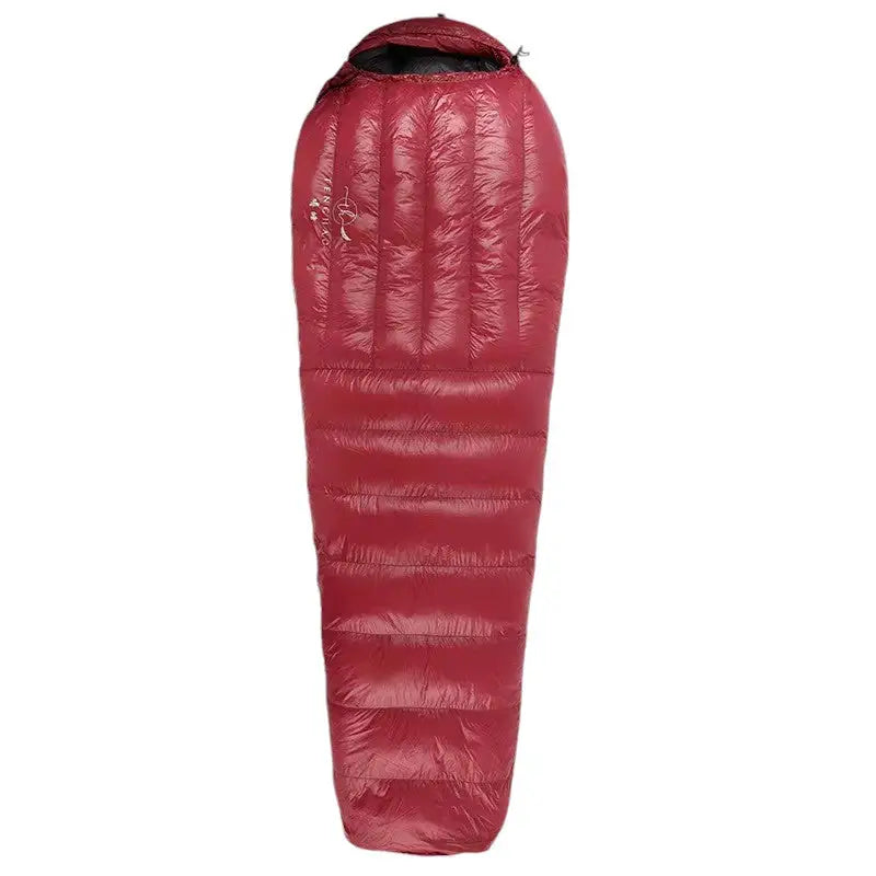 Schlafsack Entendaunen warm