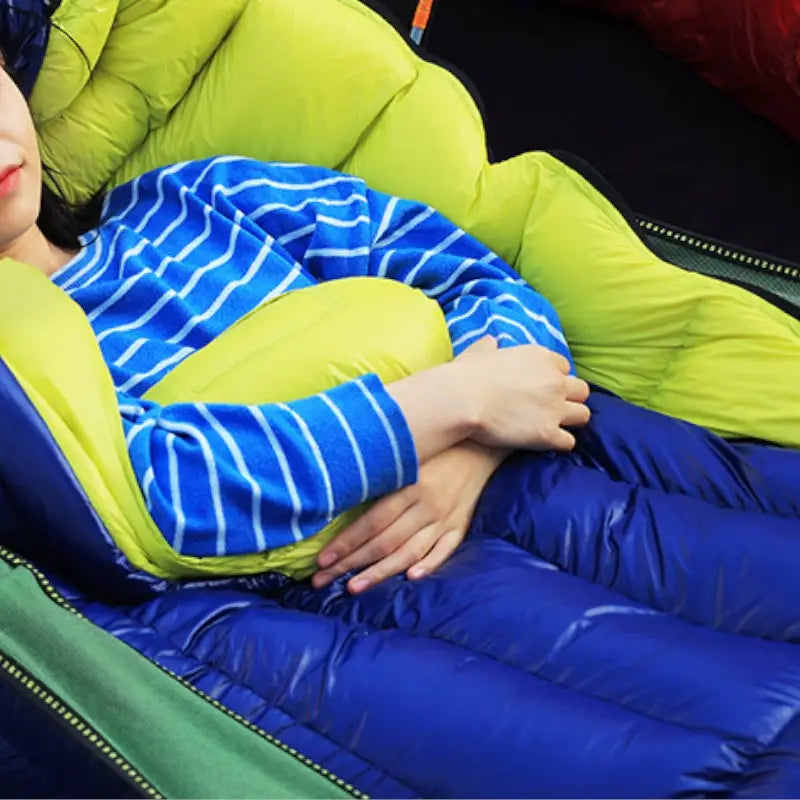 Schlafsack Entendaunen warm
