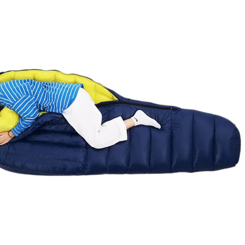 Schlafsack Entendaunen warm
