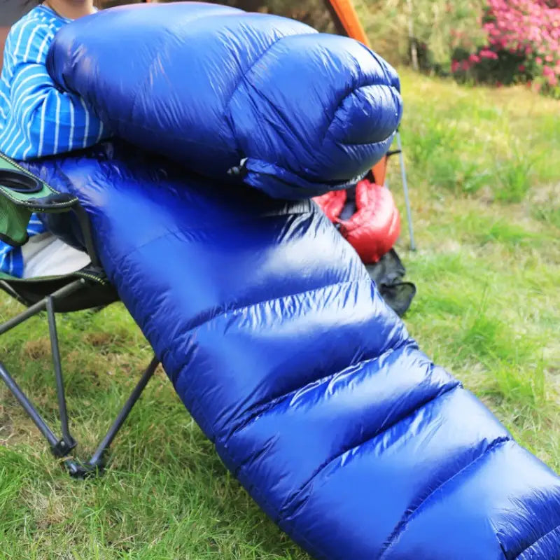Schlafsack Entendaunen warm
