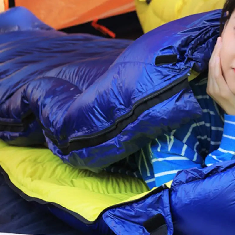 Schlafsack Entendaunen warm