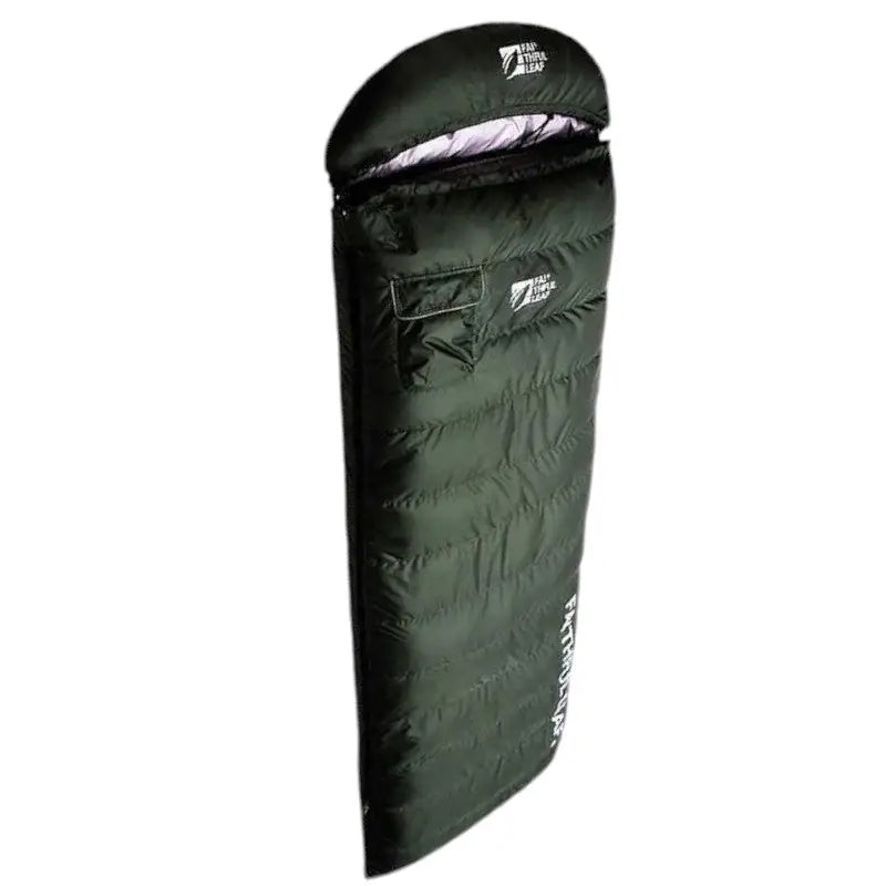 Schlafsack Entendaunen Schwarz