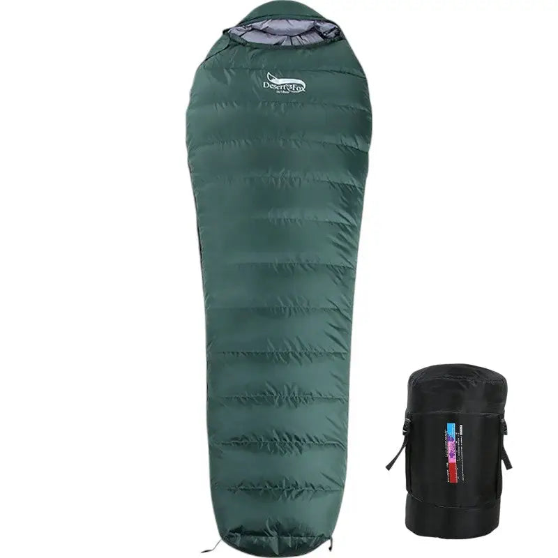 Daunenschlafsack Mumienform