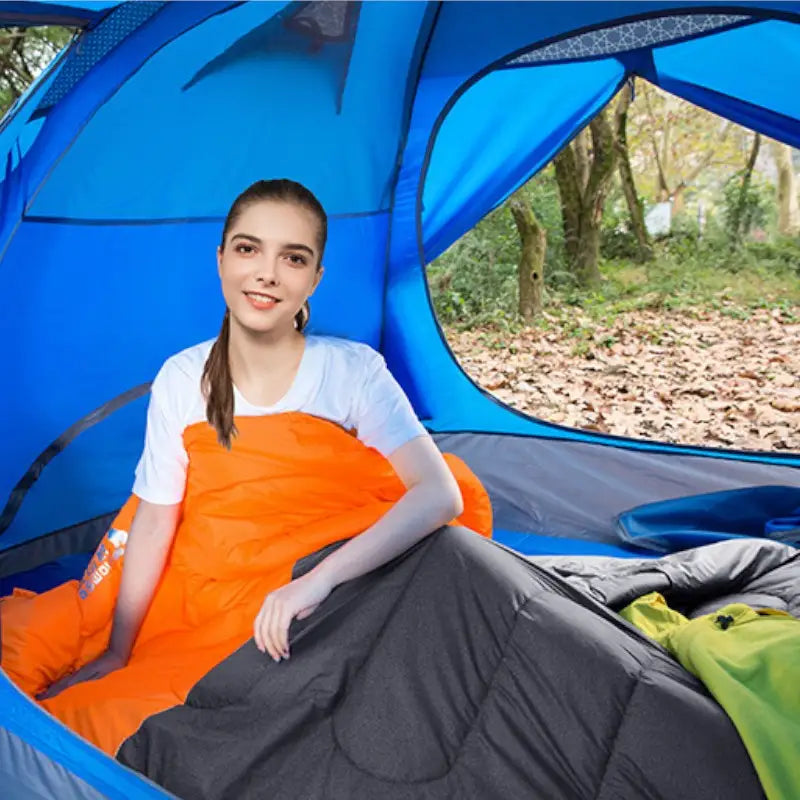 2 Personen Schlafsack – im Einsatz