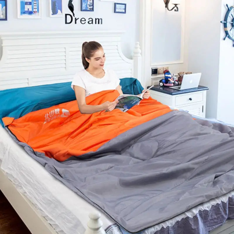 2 Personen Schlafsack – Rückansicht