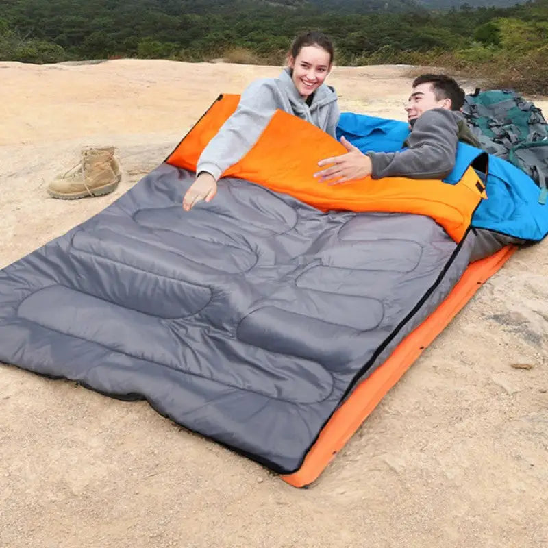 2 Personen Schlafsack – Seitenansicht