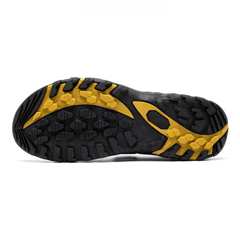 Trekkingsandalen Herren Leder - Nahaufnahme