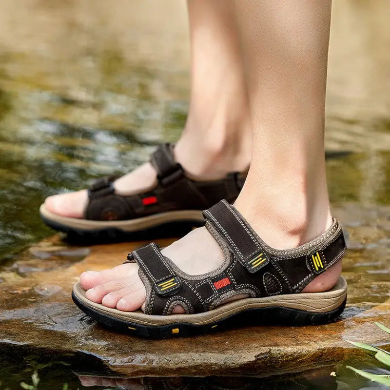 Trekkingsandalen Herren Leder - Innenansicht