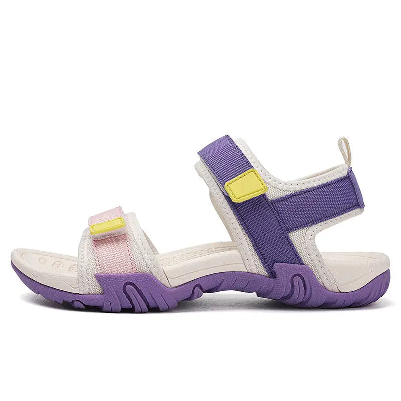 Trekkingsandalen Damen Modern in Lila