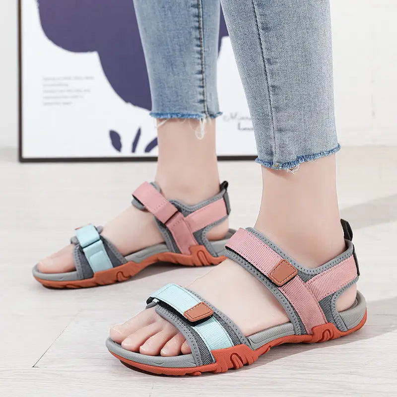 Trekkingsandalen Damen Modern - Nahaufnahme (2)