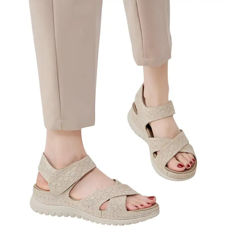 Trekkingsandalen Damen Leicht - Draufsicht