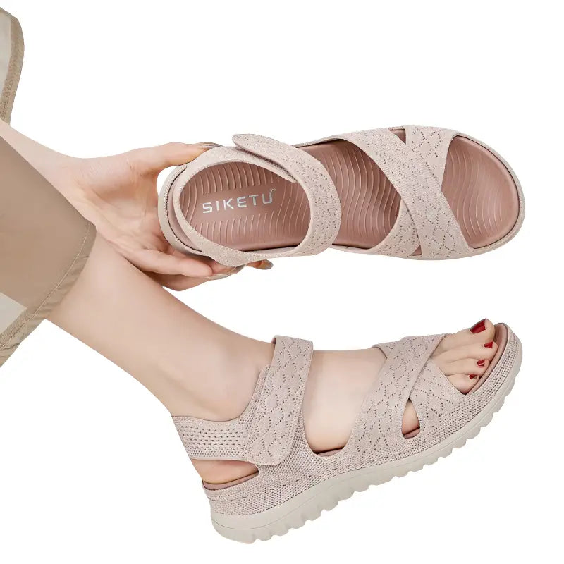 Trekkingsandalen Damen Leicht - im Einsatz (2)