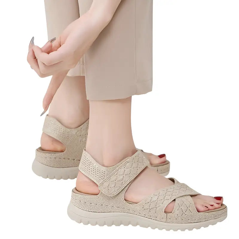 Trekkingsandalen Damen Leicht - Verpackung