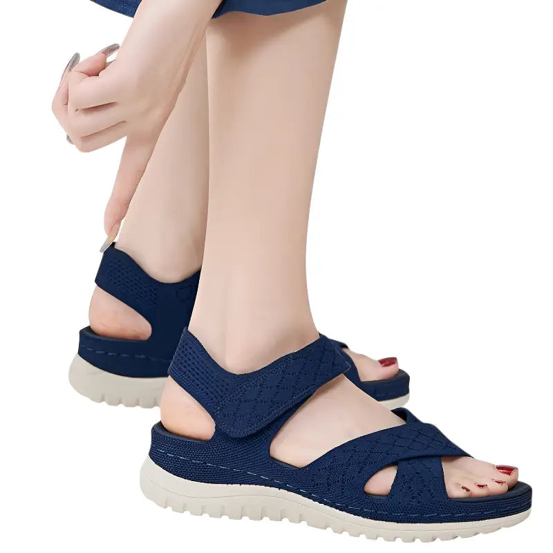 Trekkingsandalen Damen Leicht - Frontalansicht