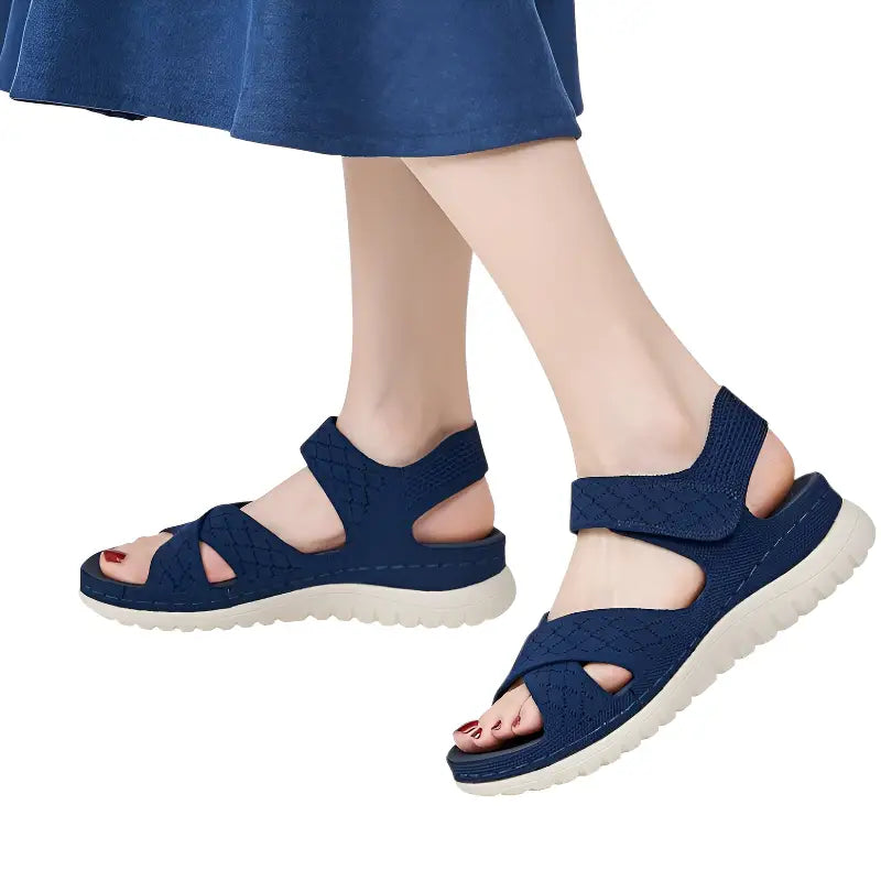 Trekkingsandalen Damen Leicht - Trageansicht