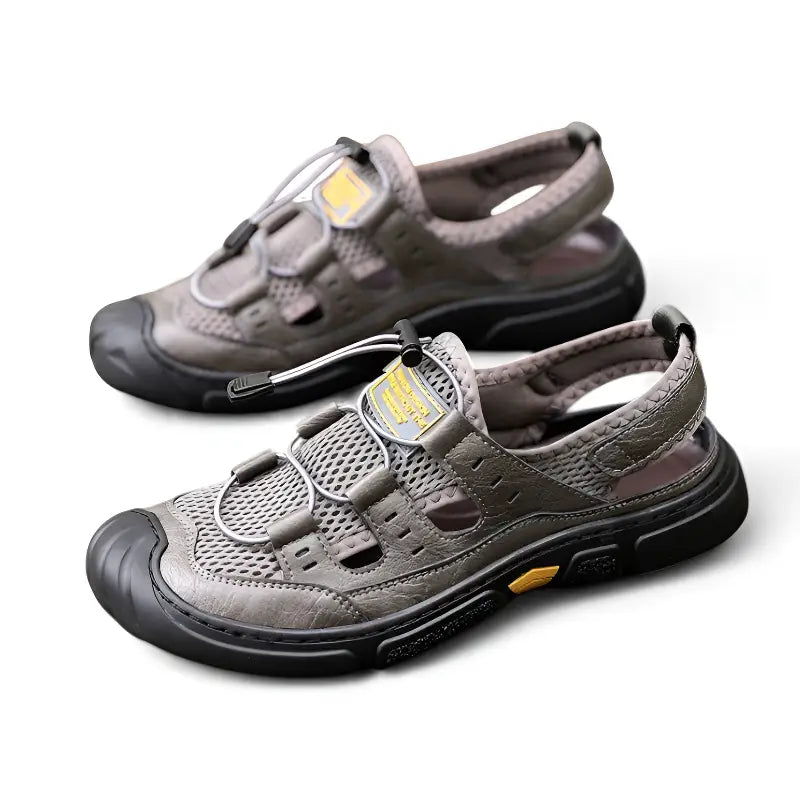 Geschlossene Trekkingsandalen Herren - Rückansicht