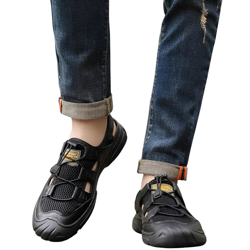 Geschlossene Trekkingsandalen Herren - Detailansicht (2)