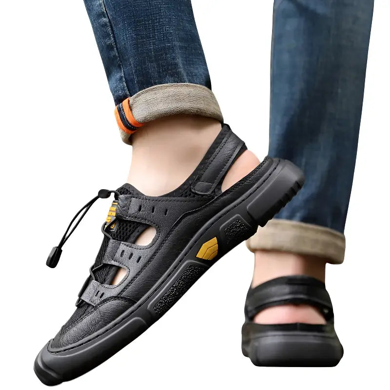 Geschlossene Trekkingsandalen Herren - Ausstattung