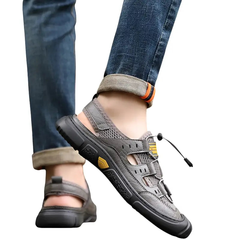 Geschlossene Trekkingsandalen Herren - Größenansicht