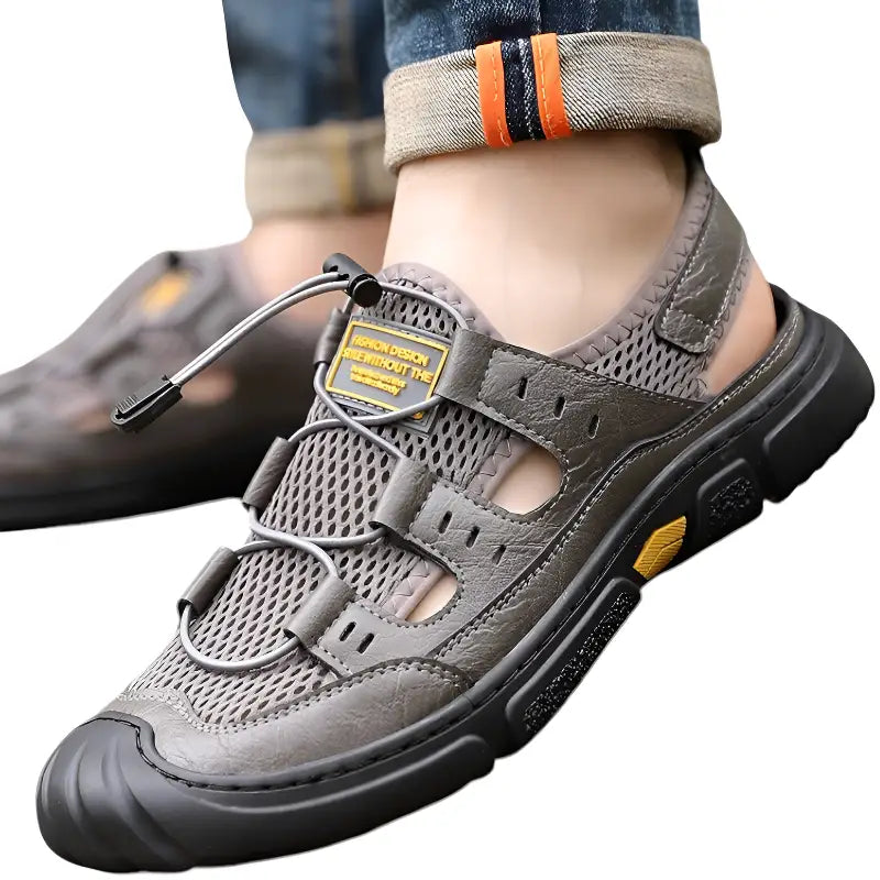 Geschlossene Trekkingsandalen Herren - Verpackung