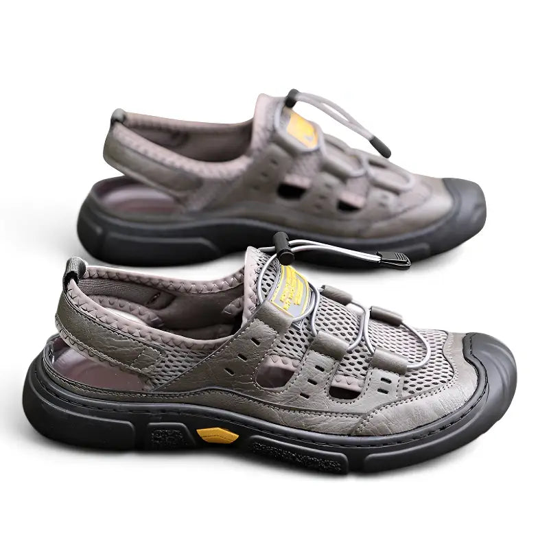 Geschlossene Trekkingsandalen Herren - Nahaufnahme