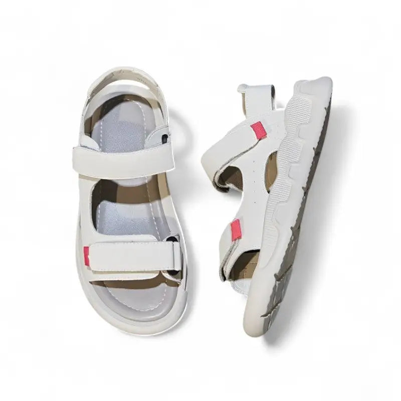 Trekkingsandalen Damen Weiß - Seitenansicht