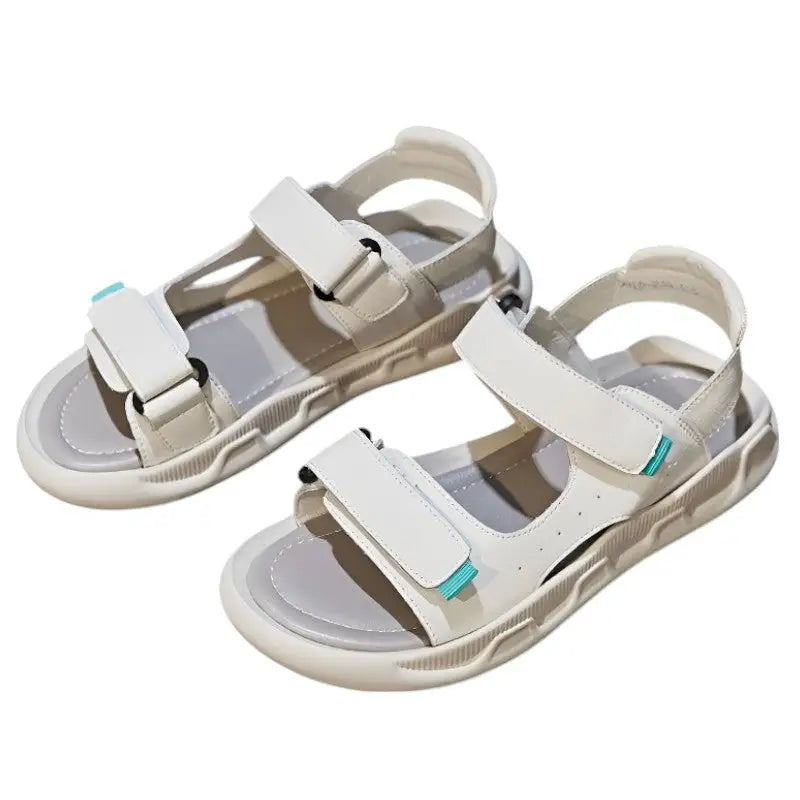 Trekkingsandalen Damen Weiß - Draufsicht