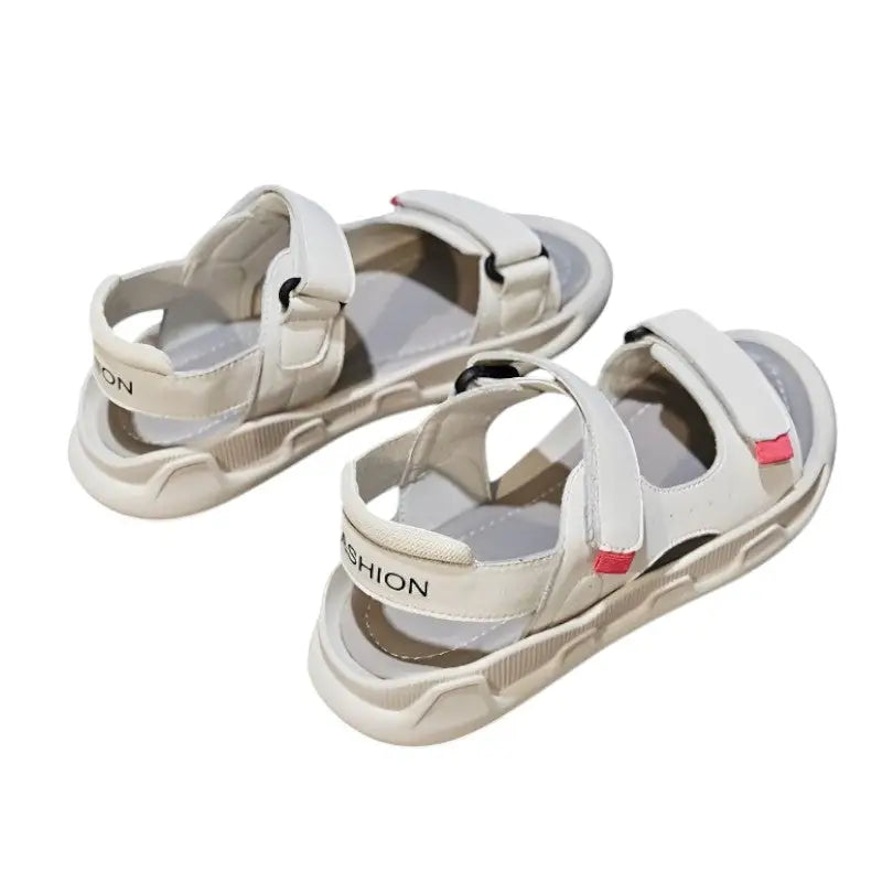 Trekkingsandalen Damen Weiß - Nahaufnahme