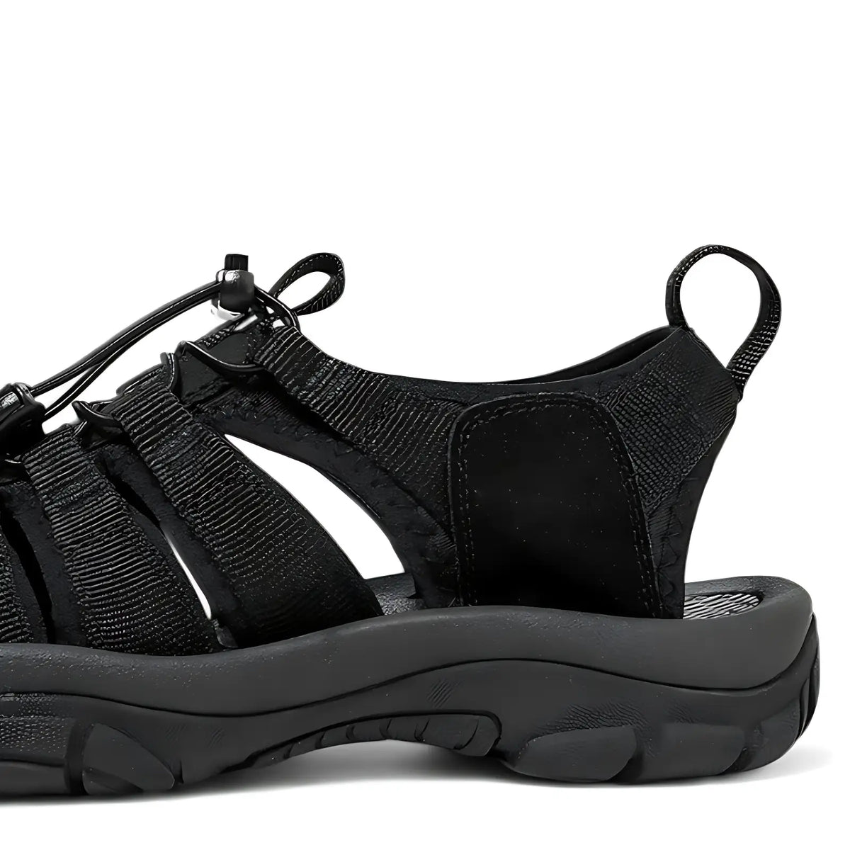 Trekkingsandalen Herren Schwarz - Seitenansicht