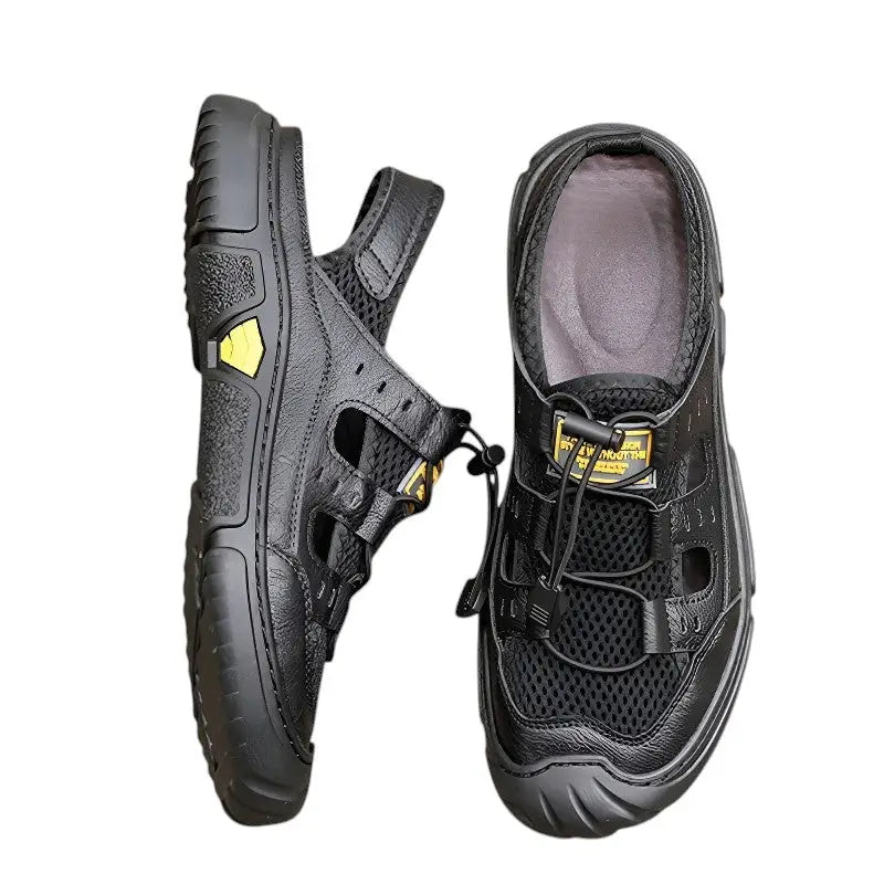 Geschlossene Trekkingsandalen Herren - Frontalansicht