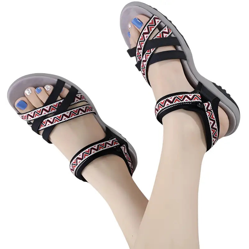 Trekkingsandalen Flach Damen