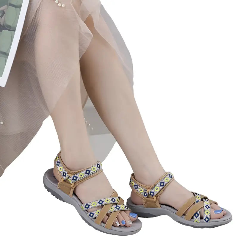 Trekkingsandalen Flach Damen