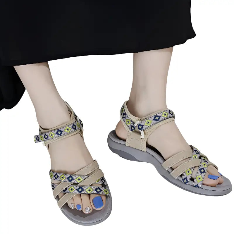 Trekkingsandalen Flach Damen
