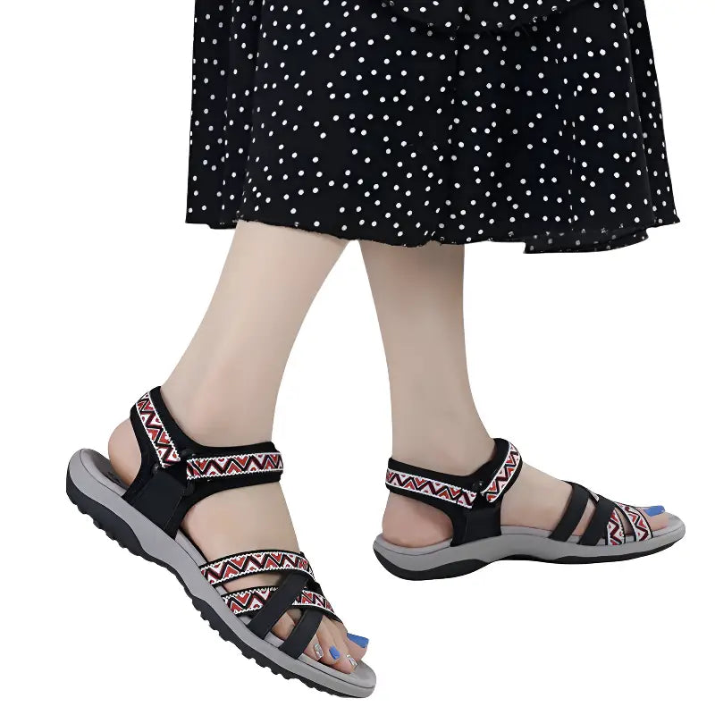 Trekkingsandalen Flach Damen