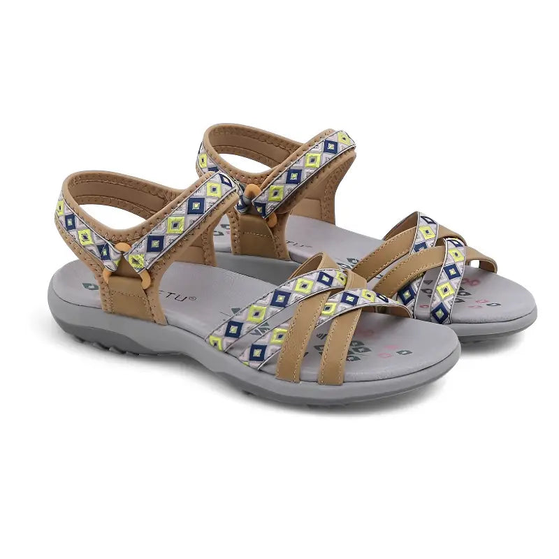 Trekkingsandalen Flach Damen