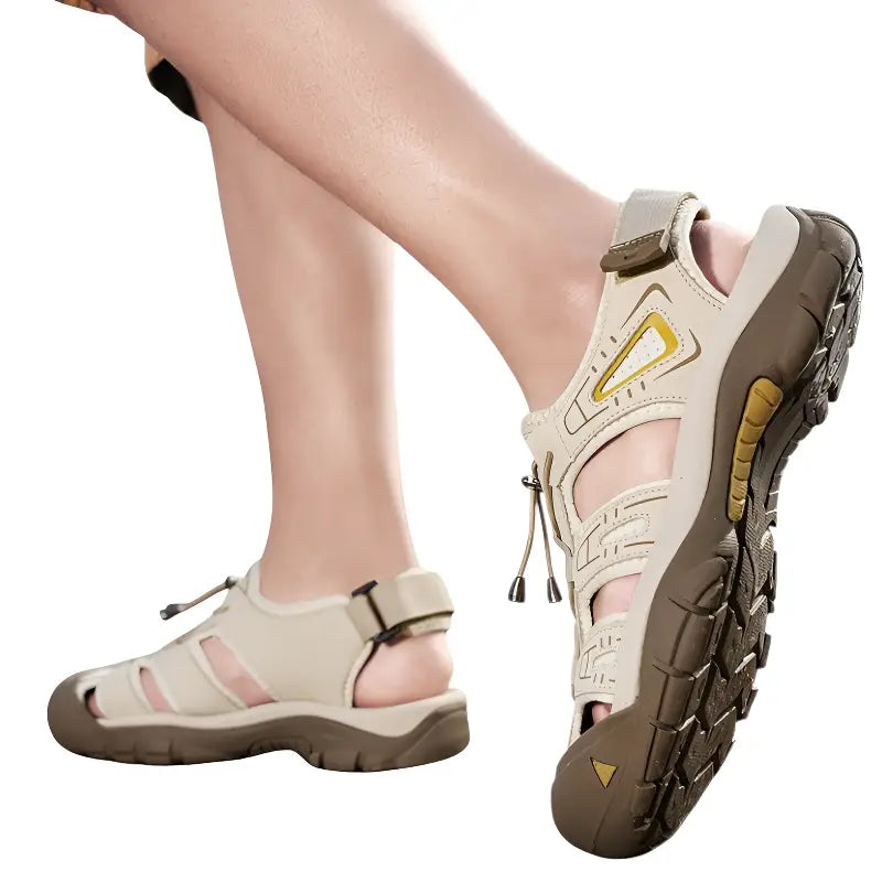 Trekkingsandalen Beige - Perspektive
