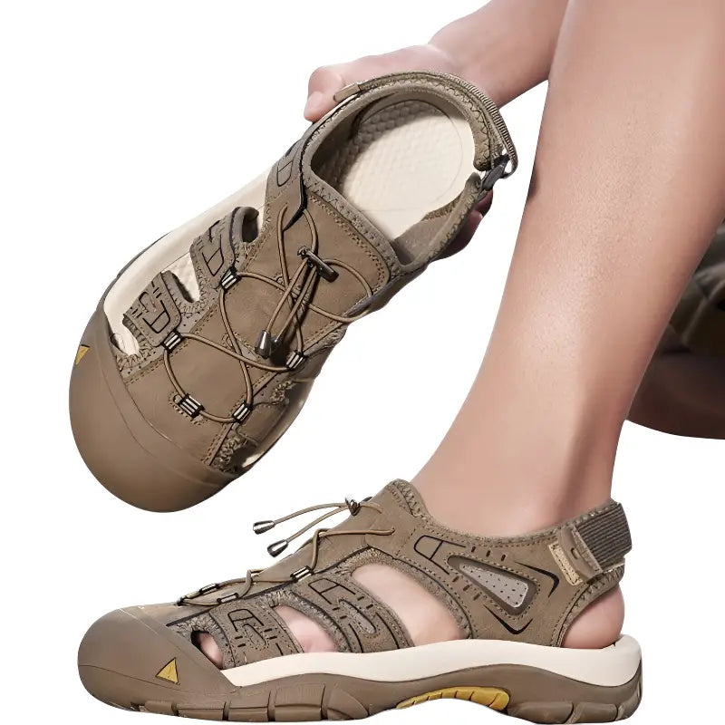 Trekkingsandalen Beige - Verpackung