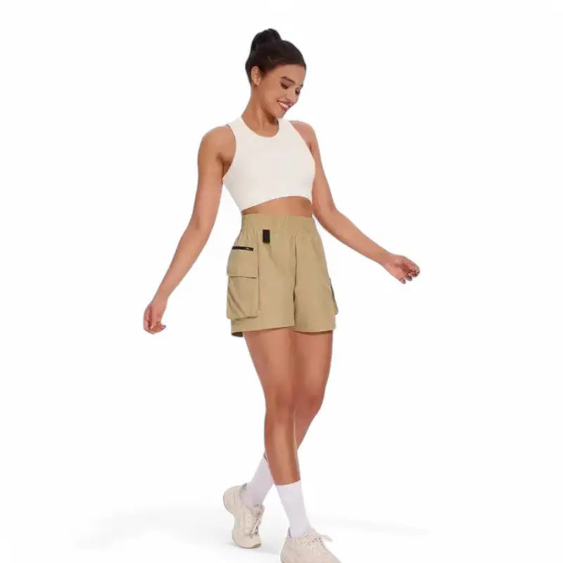 Wandershorts Damen Beige