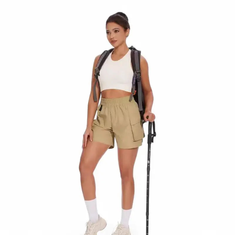 Wandershorts Damen Beige