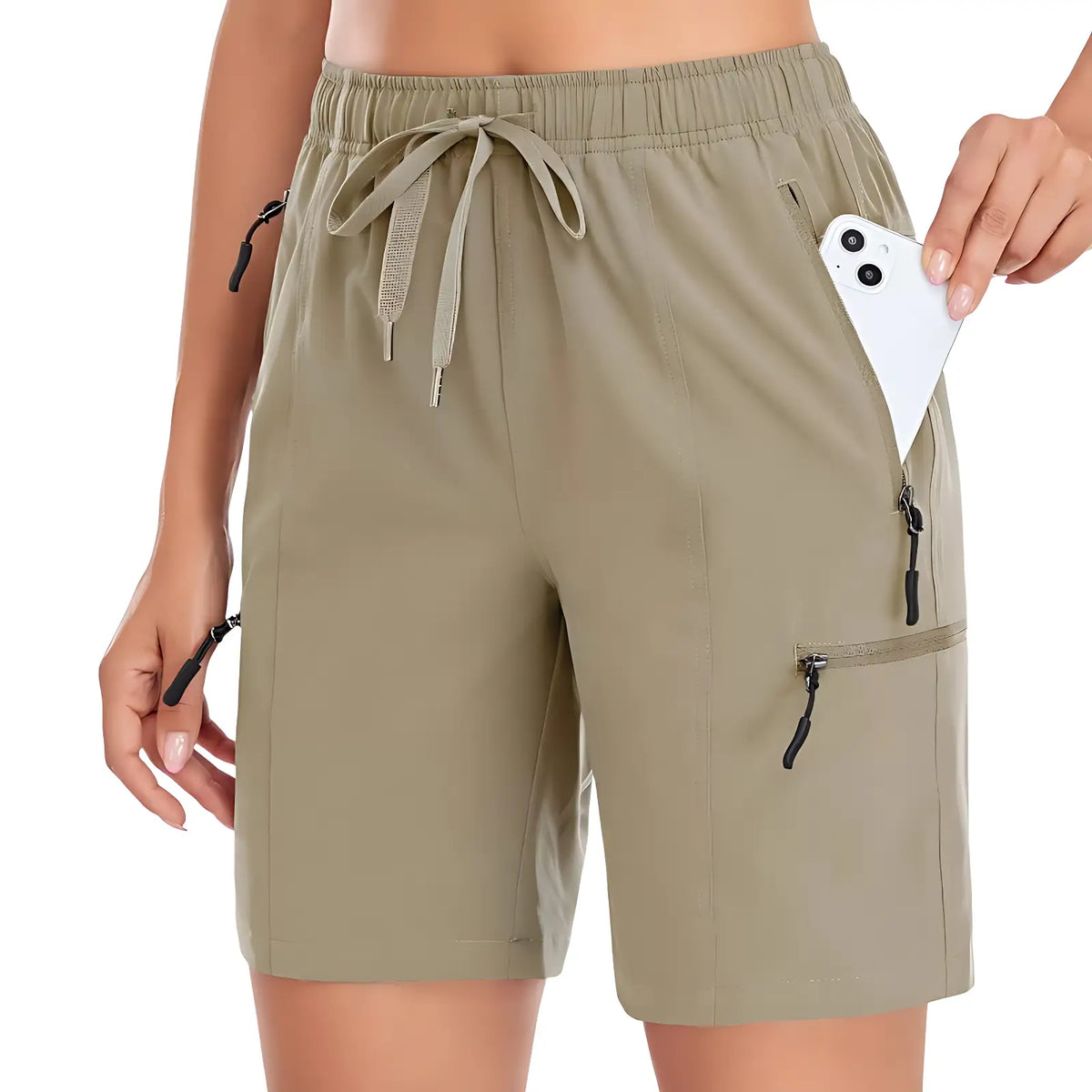 Wandershorts Damen Khaki