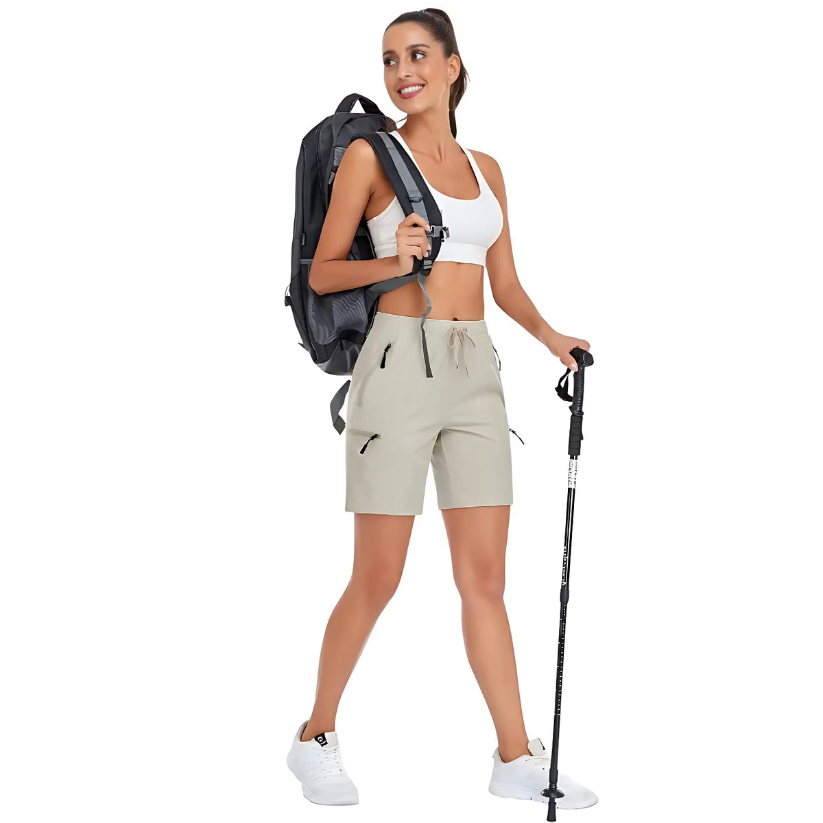 Wandershorts Damen Khaki