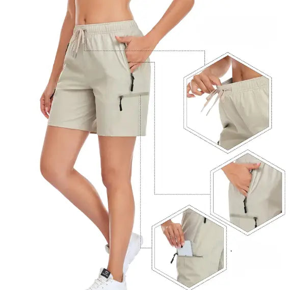 Wandershorts Damen Khaki