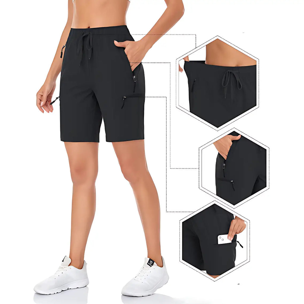 Wandershorts Damen Khaki