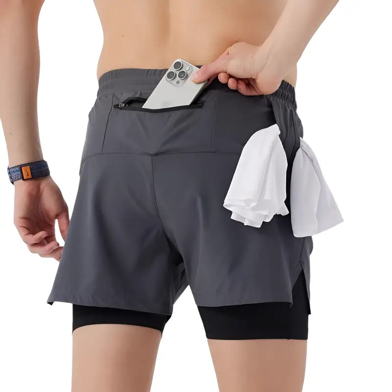 2 in 1 Wandershorts – Material-Detail