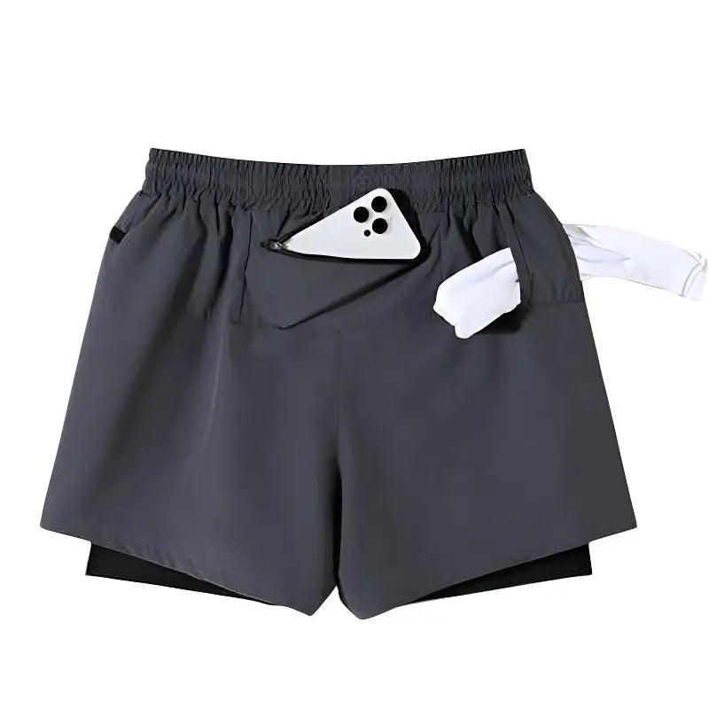 2 in 1 Wandershorts – Draufsicht