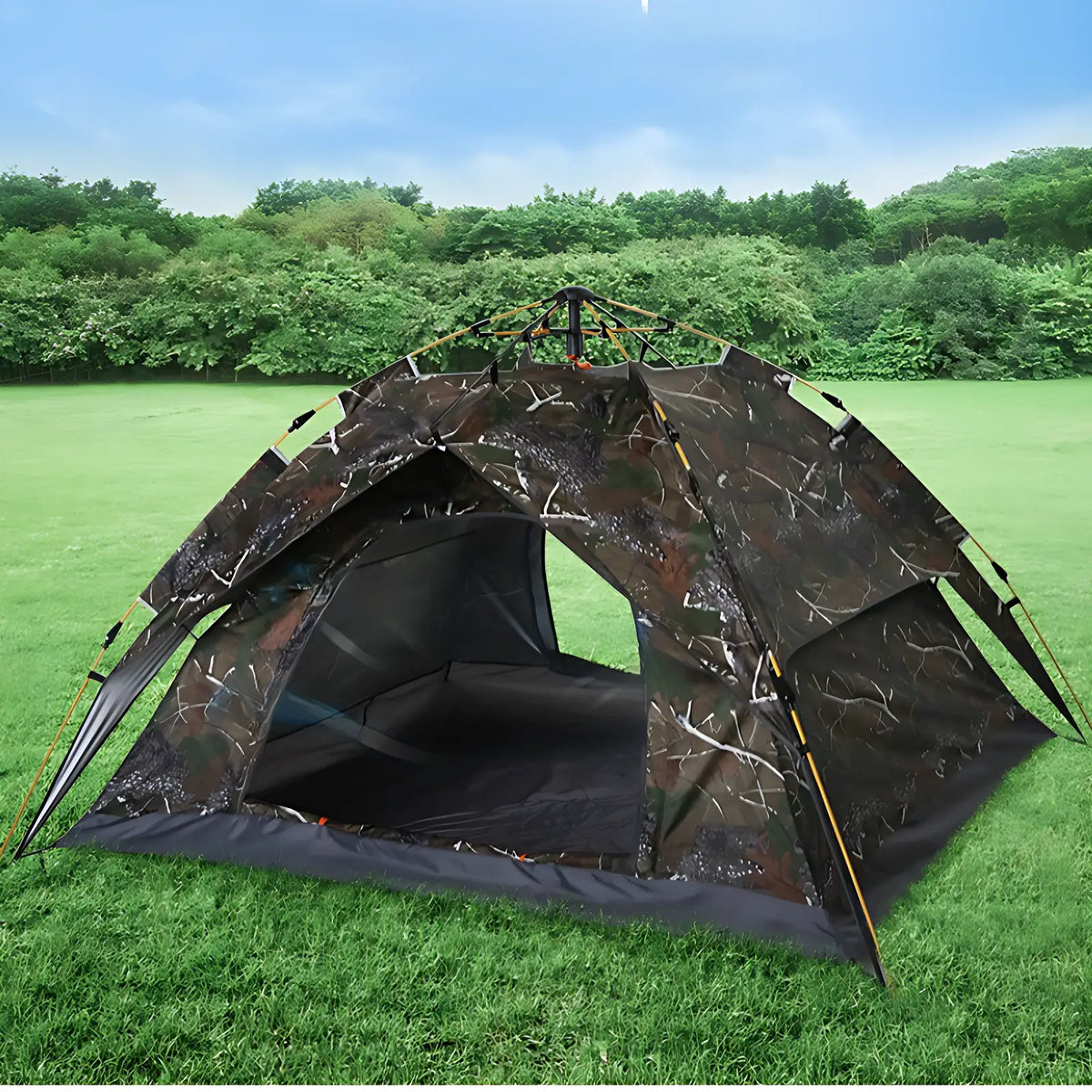 3 4 Personen Zelt – Seitenansicht