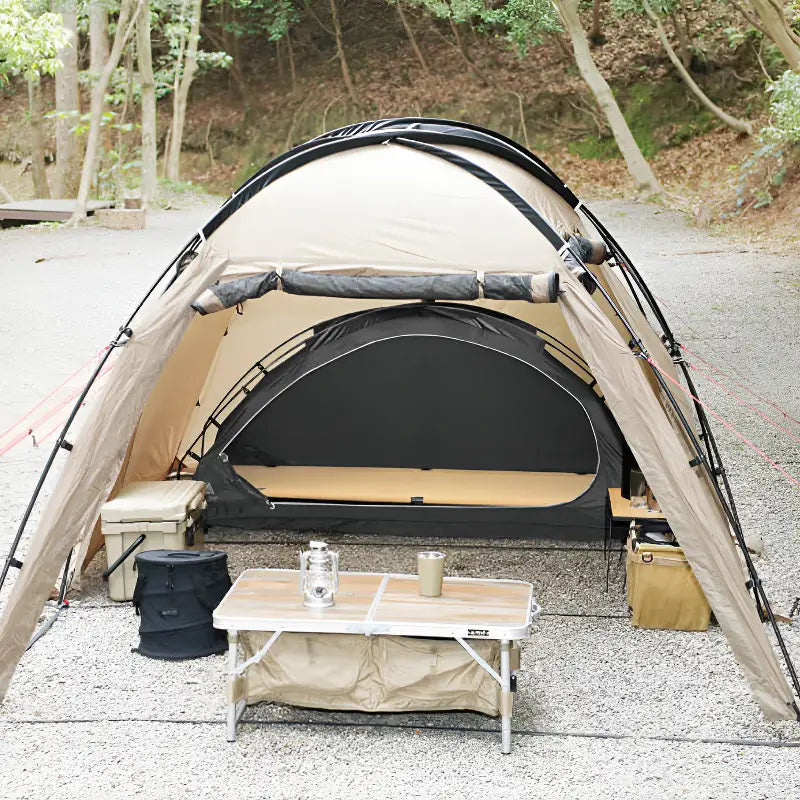 Stelzenzelt Camping